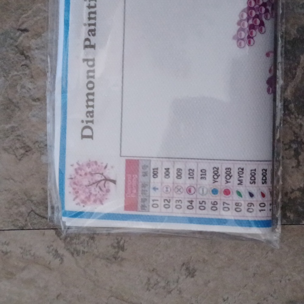 NIP Diamond Art Kit Special Drill Red Tree
